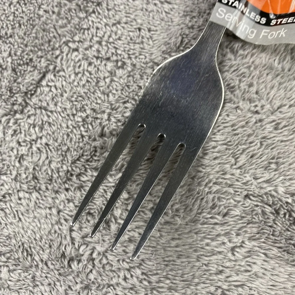 Stainless Steel Large Serving Fork Hanging Handle 9